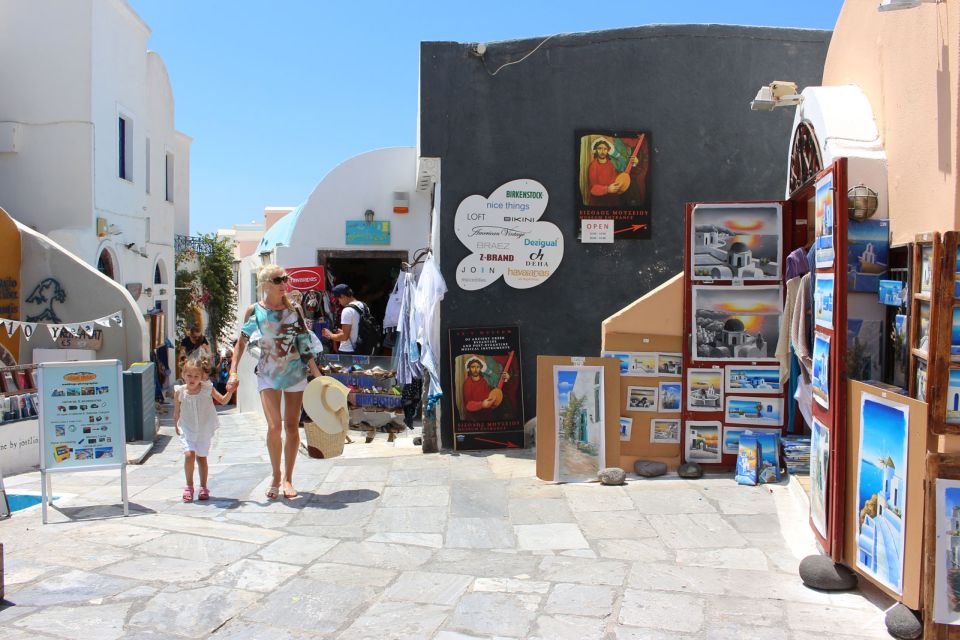 1-Day Boat Trip: Santorini Volcano, Thirassia & Oia Sunset - Palea Kameni hot springs: green water, strong smell, real relaxation
