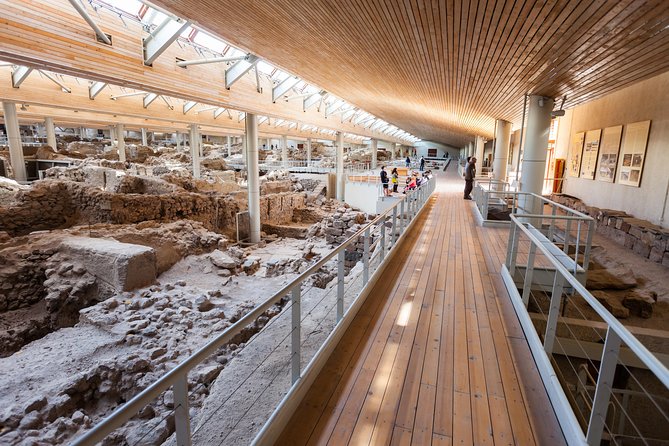 Archaeological Bus Tour to Akrotiri Excavations & Red Beach - Entering Akrotiri’s Buried World Without the Stress