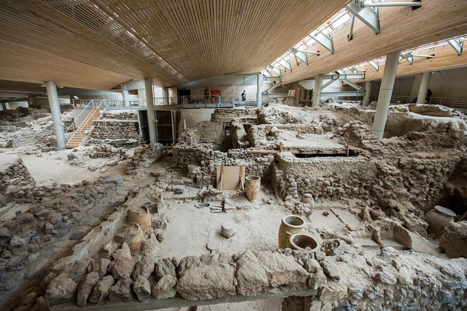 Archaeological Bus Tour to Akrotiri Excavations & Red Beach - Megalochori Village: Old Streets, Quiet Charm, and Serious History Clues