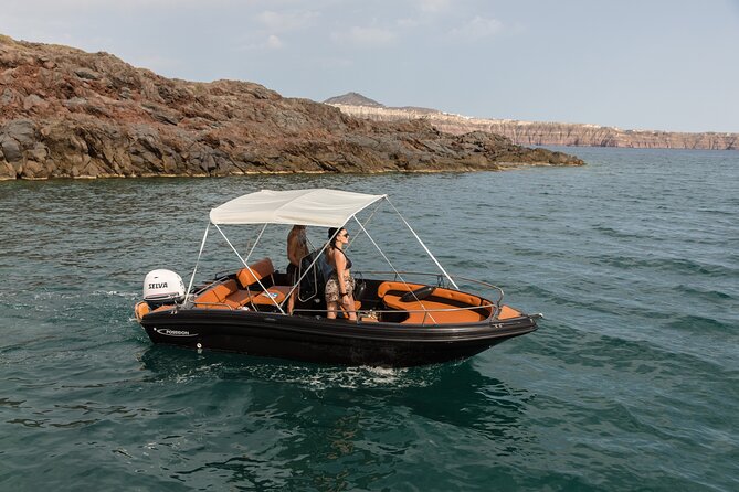 Boat Rental in Santorini License Free - Entering The Day: 10am From Vlichada, Back by 8pm