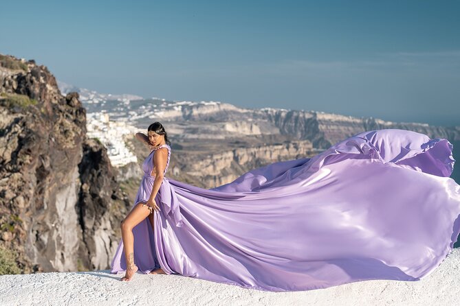 Flying Dress Photo © Photoshoot in Santorini: Express Package - Who this is best for (and who may want a different plan)