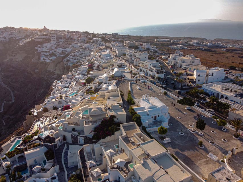 From Fira: Santorini Highlights Minibus Tour with Oia Sunset - Oia Sunset: Big Colors, Tight Streets, and Time to Wander