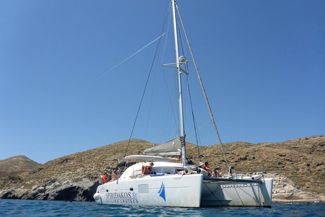 Island Hopping: Santorini Catamaran Charter Cruise with a skipper - Price and value: what $8,558.73 per group really buys