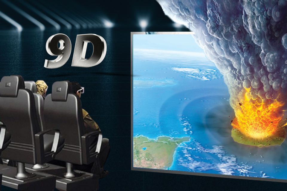 Megalochori: Lost Atlantis 9D Experience Museum Entry Ticket - The 9D destruction show: earthquake, tsunami, eruption