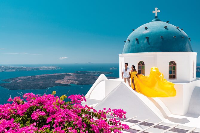 Private Flying Dress Photoshoot in Santorini - Where the shoot happens: Imerovigli and a village chosen with your input
