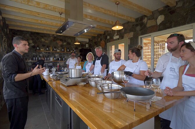 Private Santorini Cooking Class & Wine Tasting Tour - Anhydrous Winery: Where the Wine Turns Into Lunch You Can Cook