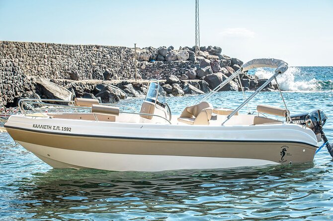 Rent a Boat in Santorini with Free License - Key highlights worth caring about