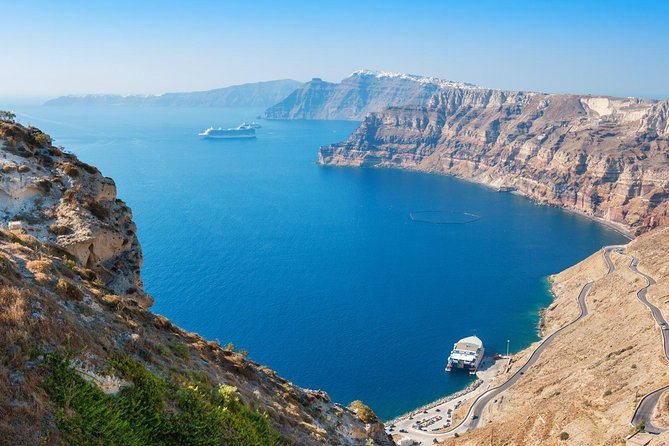 Santorini 8-Hour Private Tour with Hotel & Cruise Port Pickup - Prophet Elias (Profitis Ilias) Monastery: the 360-degree payoff