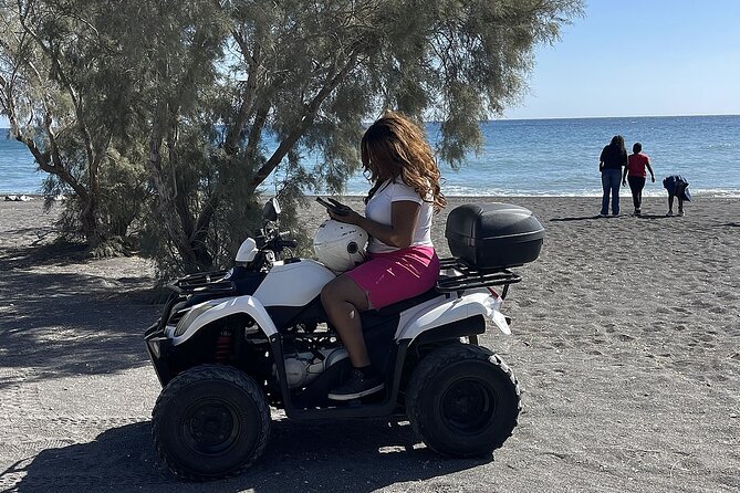 Santorini ATV Highlights Tour: Oia, Viewpoints & Volcanic Beaches - ATV Setup and Safety: Training, Helmets, and 350cc Power