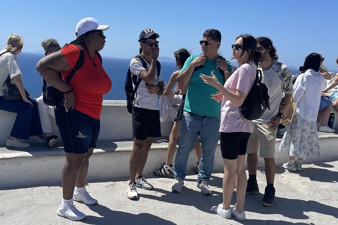 Santorini ATV Highlights Tour: Oia, Viewpoints & Volcanic Beaches - Emporio Windmills Pass-By: A Nice Historical Extra