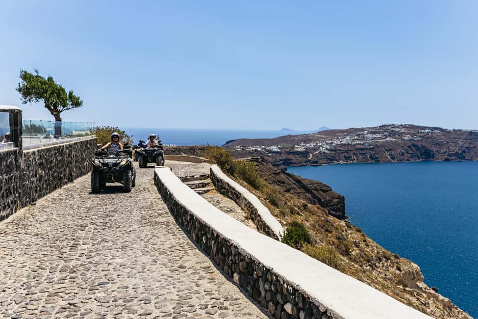 Santorini: ATV Quad Bike Tour with Lunch - The Heart of Santorini: Villages, Alleys, and Short Stops With Big Atmosphere