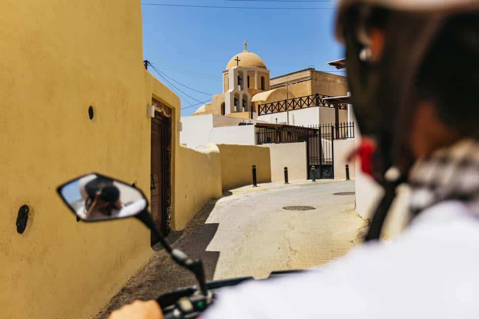 Santorini: ATV Quad Bike Tour with Lunch - Lunch With Local Products: Ouzo-Raki or Wine, Plus a Real Sit-Down Break