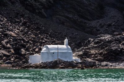 Santorini Caldera Cruise Tour (Volcano, Hot Springs, Thirassia) - Nea Kameni volcano hike: the €5 entry fee and how hard it really is