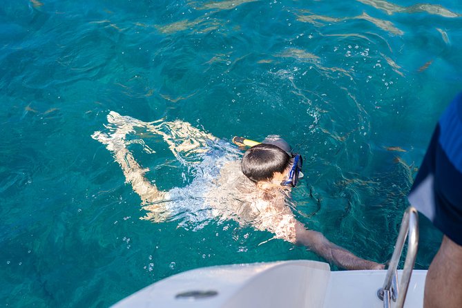 Santorini Caldera Gold Day Cruise with BBQ on board and Open Bar - Thirassia: swimming plus lunch on a fishermen’s island