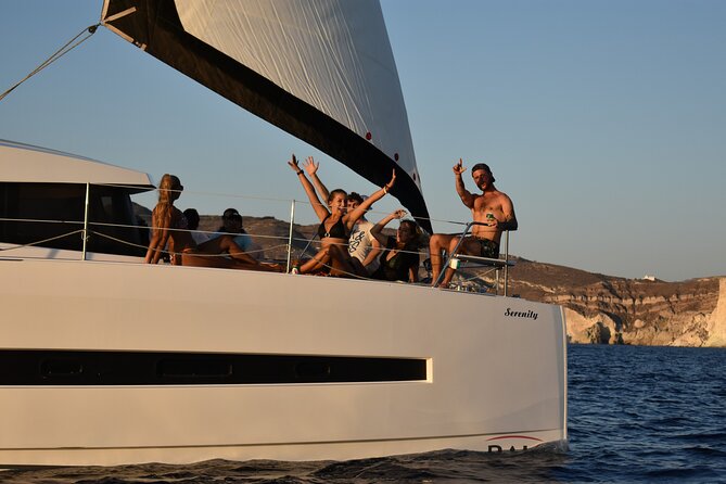 Santorini Catamaran Cruise with Fresh Meal and Open Bar - Key highlights worth your attention