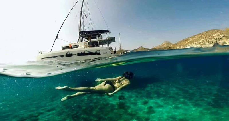 Santorini: Catamaran Cruise with Fresh Meal & Open Bar - A caldera day that feels like a vacation, not a checklist
