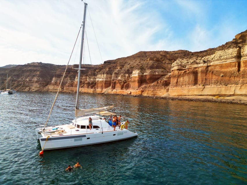 Santorini: Catamaran Cruise with Greek BBQ and Drinks - Getting to Vlychada Marina and finding your boat on time