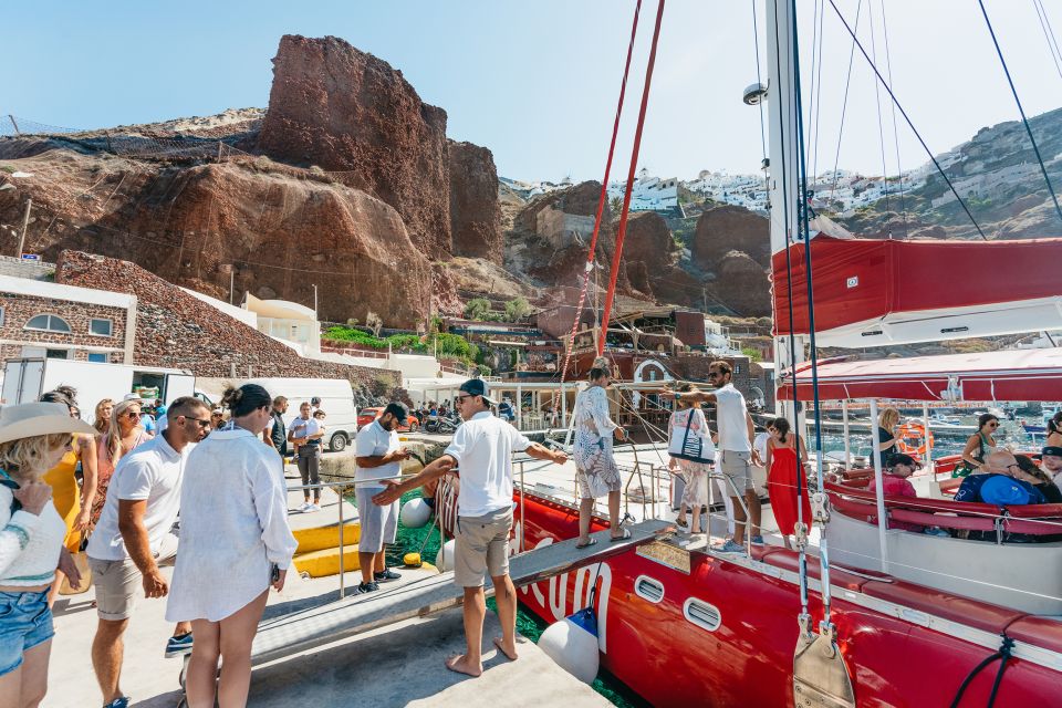 Santorini: Catamaran Tour with BBQ Dinner, Drinks, and Music - Price and value: what $93 buys you in the real Santorini world