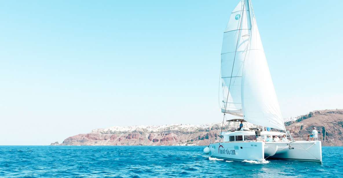 Santorini: Catamaran Tour with BBQ Meal and Unlimited Drinks - Where the Cruise Starts: Ammoudi Mornings vs Vlychada Sunsets