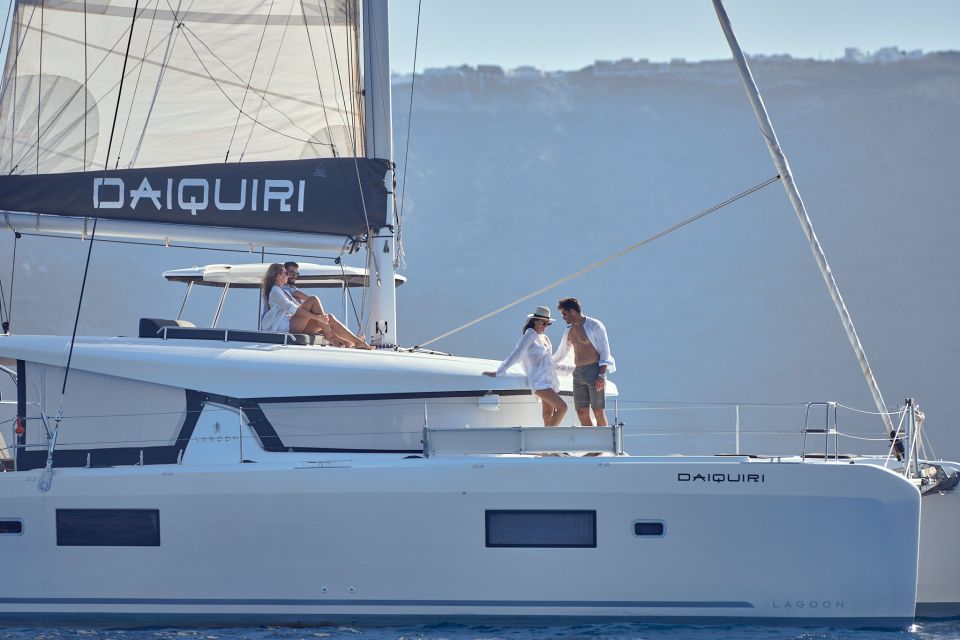 Santorini: Day Luxury Catamaran Cruise with Meal & Drinks - Morning on the Lagoon Catamaran: What 4 Hours Really Feels Like