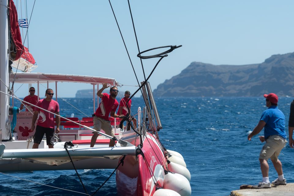 Santorini: Dream Catcher 5-hour Sailing Trip in the Caldera - The Sail-First Experience: When the Engine Gets a Break
