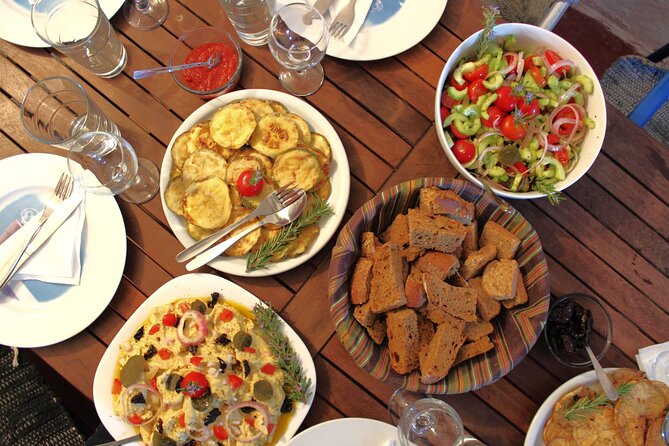Santorini Family Farm Food & Wine Tour with Cooking Class - What the wine tasting adds (and why it matches the food)