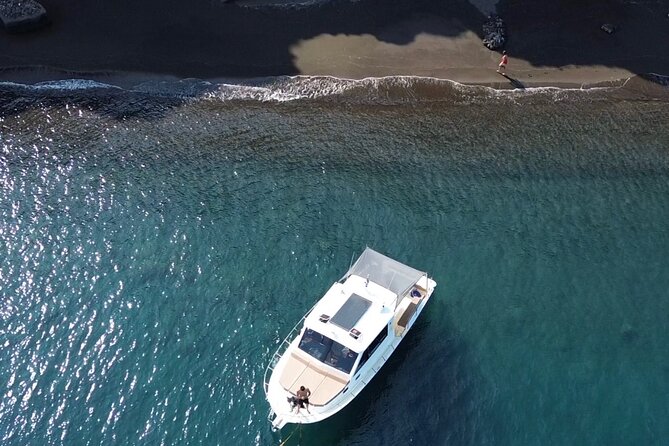 Santorini Fishing Private Cruise boat tour - BBQ, Snorkeling - Captain Makis, Elias, and the Pirate-Style Hospitality