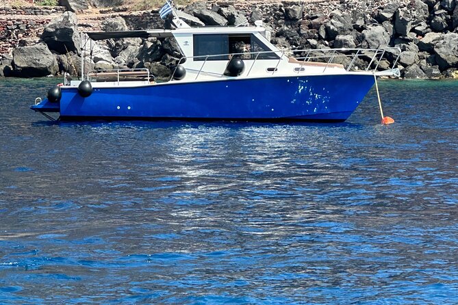 Santorini Fishing Private Cruise boat tour - BBQ, Snorkeling - Fishing Near the Volcano: Real Lines in Real Water