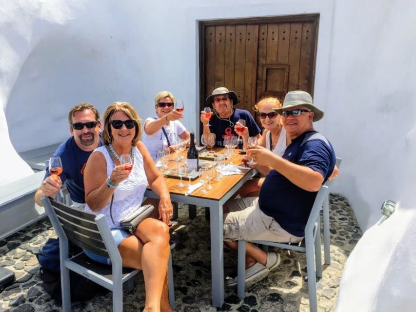Santorini: Guided Tour to 3 Wineries with Wine Tastings - Art Space Winery: when modern art meets volcanic wine
