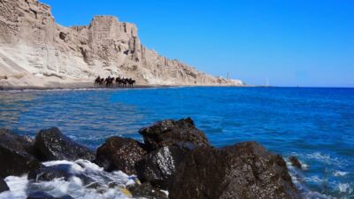 Santorini: Horseback Riding Tour on the Beach - Meeting at Akrotiri: the start point you should map before you go