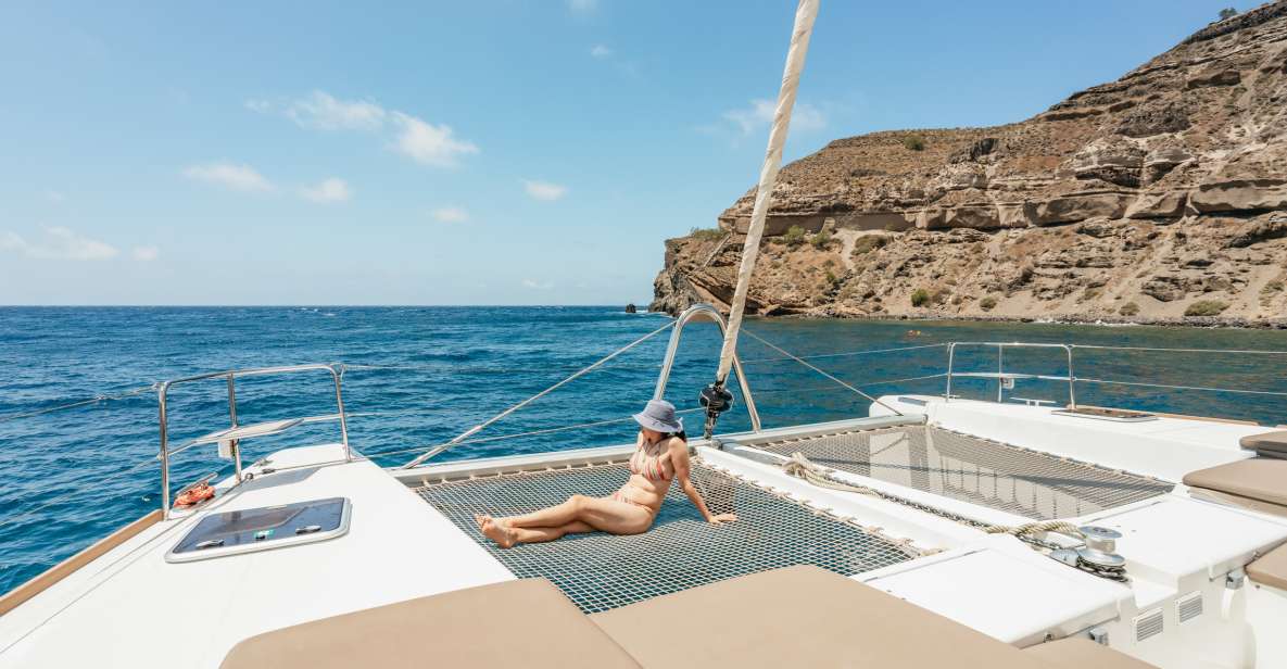 Santorini: Luxury Catamaran Day Trip with Meal and Open Bar - Why This Cruise Feels Like a “Santorini Day,” Not a Bus Tour
