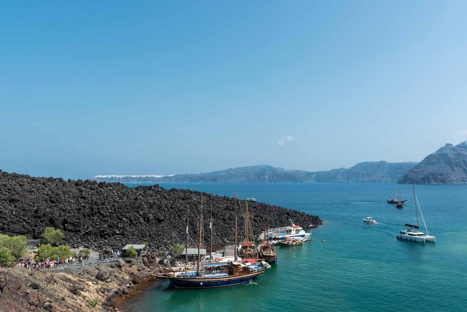 Santorini Port: Cruise to Volcano, Hot Springs & Thirassia - Palea Kameni hot springs: the swim is the highlight, not the spa fantasy
