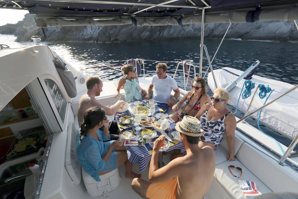 Santorini: Private Catamaran Cruise with Food & Drinks - What to bring (and what not to assume)