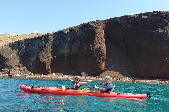 Santorini Sea Kayak - South Discovery, Small Group incl. Sea Caves and picnic - Meeting point and getting there: Akrotiri base and optional transfers