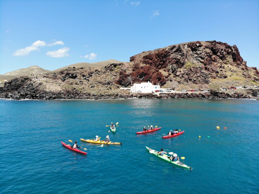 Santorini: South Sea Kayaking Tour with Sea Caves and Picnic - Picnic on the beach: the meal that makes the whole thing feel complete