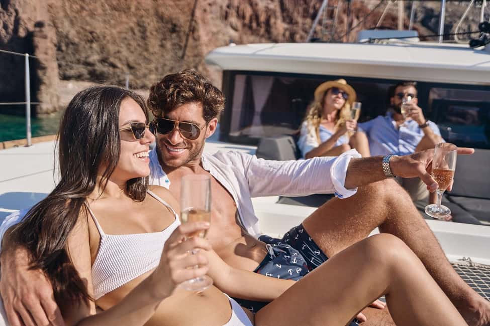 Santorini: Southern Island Luxury Catamaran Cruise with Meal - Key moments that make the cruise worth your time