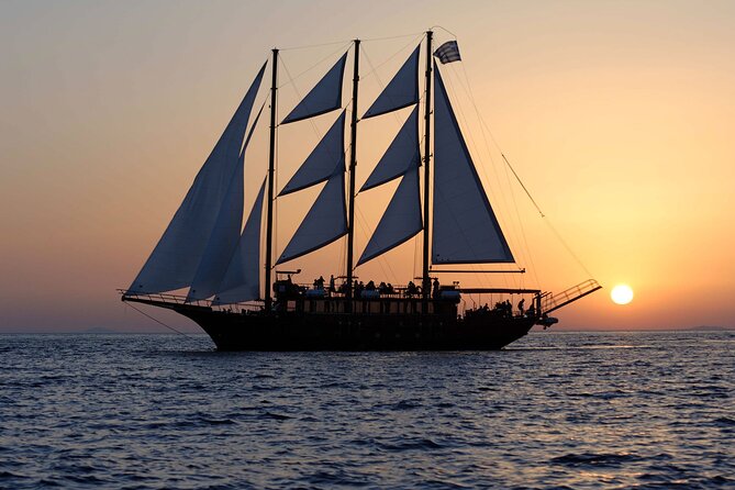 Santorini Sunset Dinner Cruise Including Nea Kameni Visit - Dinner on board near Thirasia: what to expect, and how to set expectations