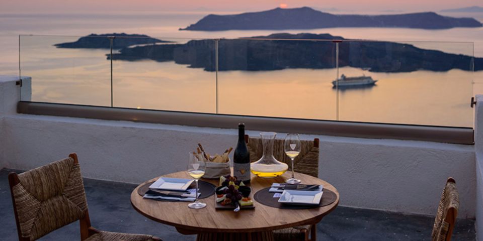 Santorini: Sunset Guided Tour with Hotel Pickup - A quick traditional bakery break: restrooms and a snack reset