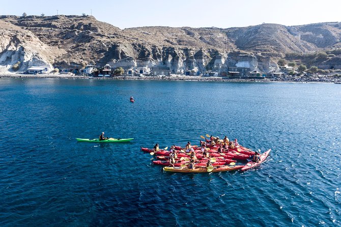 Santorini: Sunset Sea Kayak with Light Dinner with Pick-up Option - The sunset moment from your kayak (and why it’s worth it)