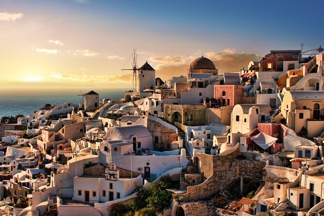 Santorini Sunset Walking Tour inc. tastings and 5 drinks - Fira by moonlight: souvlaki, wine, and the final spirit traditions