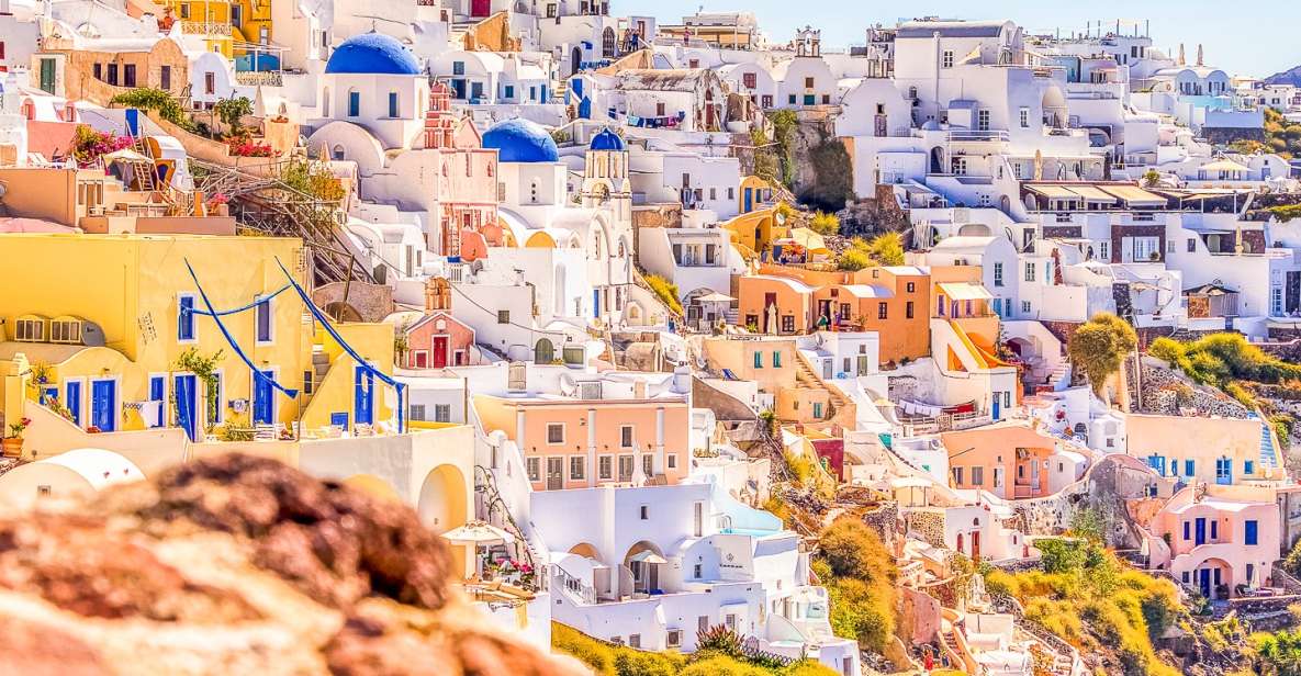 Santorini: Top Sights Day Trip, Wine Tasting, & Oia Sunset - Profitis Ilias: the highest point plus monastery calm