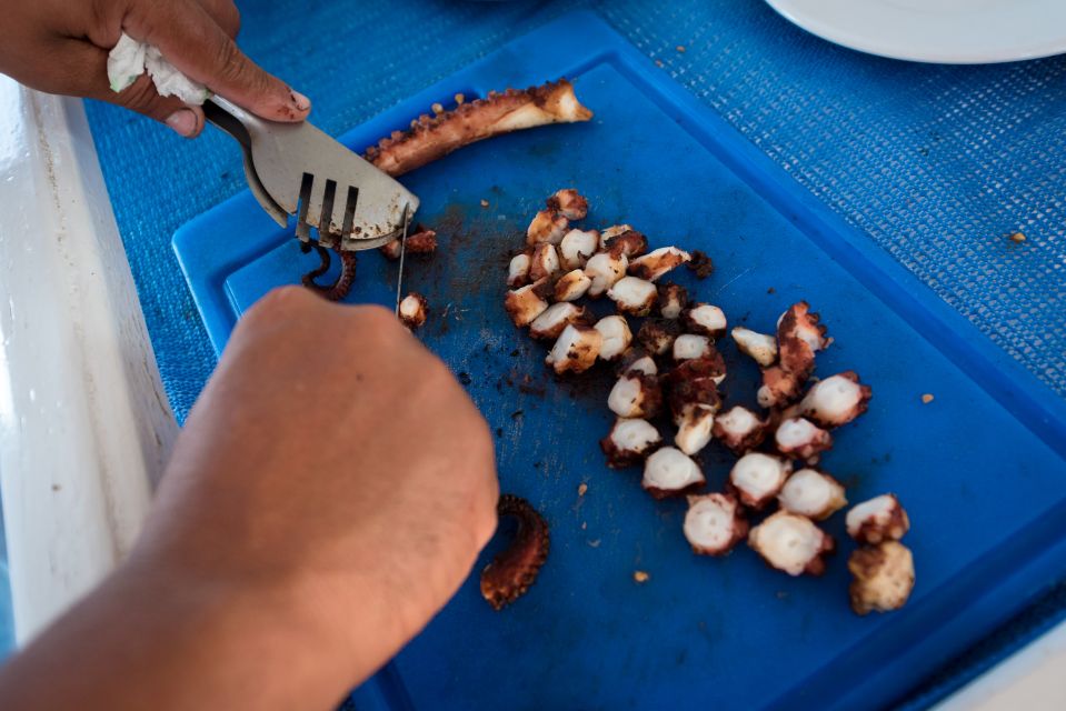 Santorini: Traditional Fishing Trip and Fresh Fish Lunch - Traditional Fishing Time: Nets, Shrimp, Octopus, and Rod-and-Line Learning