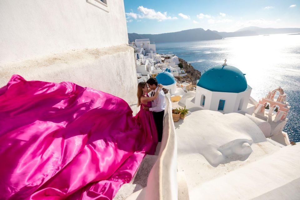 Santorini: Unique Flying Dress Photoshoot Experience - Key things that make this Santorini flying dress shoot worth it