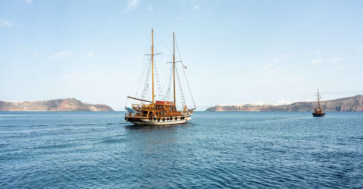 Santorini: Volcanic Islands Cruise with Hot Springs Visit - The Scenic Sailing Time Back: Caldera Views Without the Stairs