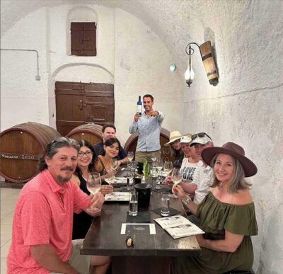 Santorini: Wine Tasting Tour with Snacks - Morning route vs sunset route at Santo Winery