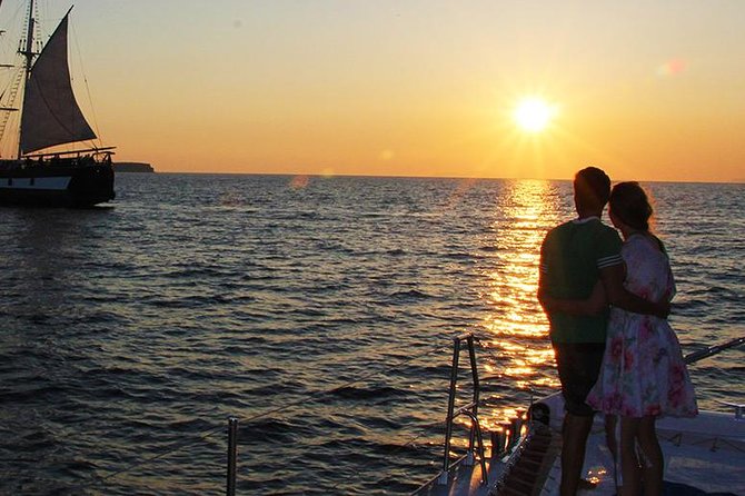 Sunset Sailing Catamaran Cruise in Santorini with BBQ and Drinks - Why this catamaran route is such a good first-time Santorini plan