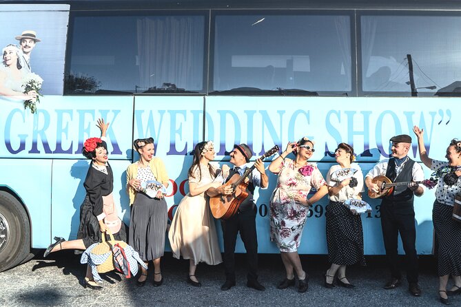 The Greek Wedding Show - Santorini - Price and value: $102.84 for wine, snacks, and reserved top-mezzanine seats